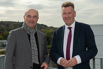 LRK-Vorsitzender Hr. Wessels (r) und Stellvertreter Hr. Rüdiger (l)